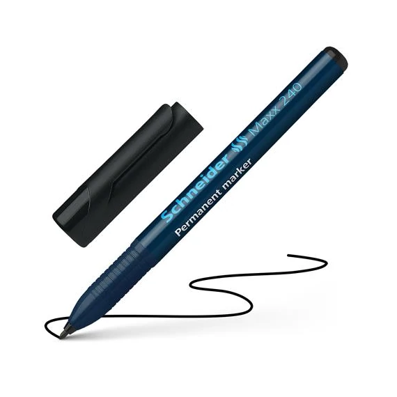 Alkoholos marker, 1-2 mm, kúpos, SCHNEIDER 