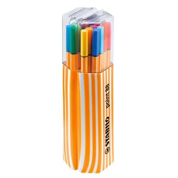 Tűfilc készlet, 0,4 mm, STABILO 
