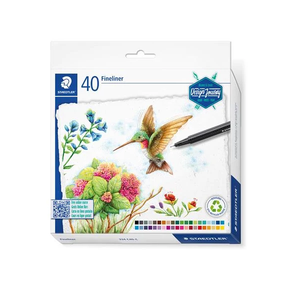Tűfilc készlet, 0,3 mm, STAEDTLER 