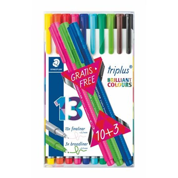 Tűfilc készlet, 0,3 mm, STAEDTLER 