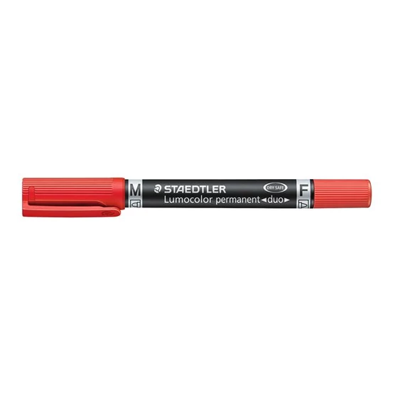 Alkoholos marker, 0,6/1,5 mm, kúpos, kétvégű, STAEDTLER 