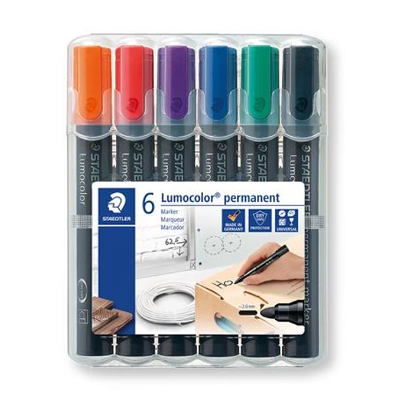 Alkoholos marker készlet, 2 mm, kúpos, STAEDTLER 