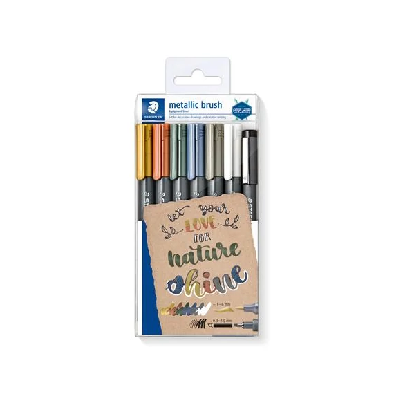 Dekormarker, 1-6 mm, kúpos, ajándék tusfilccel, STAEDTLER 
