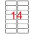 Etikett, 99,1x38,1 mm, poliészter, kerekített sarkú, APLI, átlátszó, 140 etikett/csomag