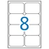 Etikett, 99,1x67,7 mm, poliészter, időjárásálló, kerekített sarkú, fehér, APLI, 160 etikett/csomag
