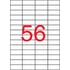 Etikett, univerzális, 52,5x21,2 mm, APLI, 28000 etikett/csomag