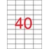 Etikett, univerzális, 52,5x29,7 mm, APLI, 20000 etikett/csomag